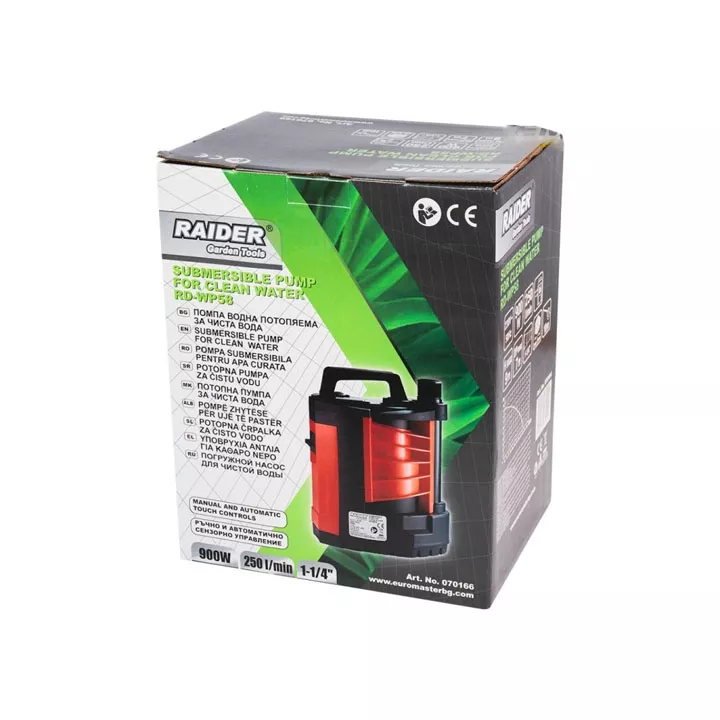 ПОМПА ПОТОПЯЕМА 900W 1-1/4 , СЕНЗОР RD-WP58/  070166