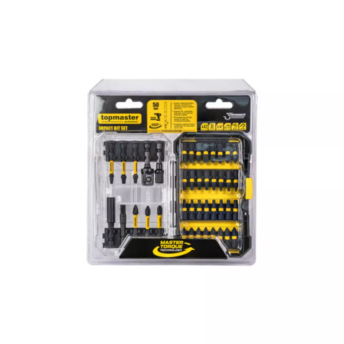 КОМПЛЕКТ УДАРНИ БИТОВЕ 42 ЧАСТИ ТМР - 338742