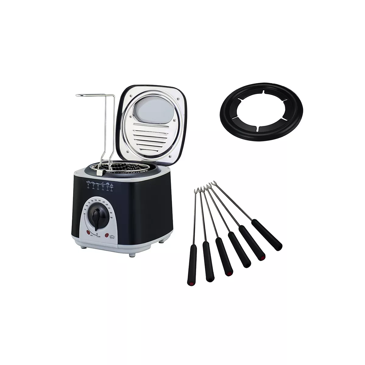 ФРИТЮРНИК И УРЕД ЗА ФОНДЮ ROSBERG R51980BF W950