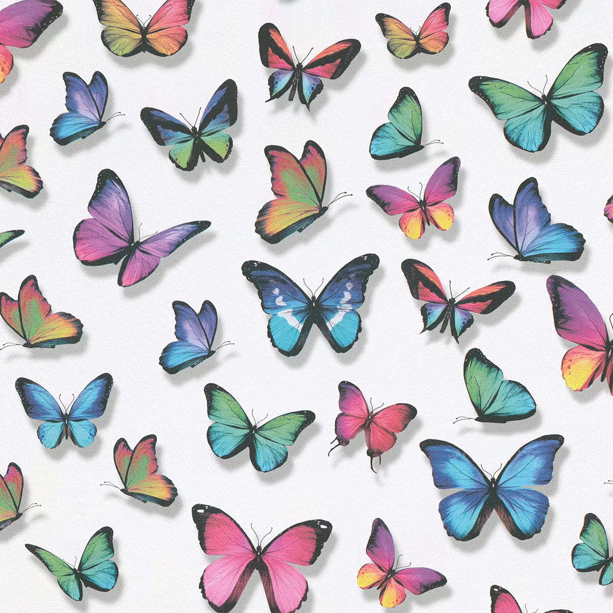 ТАПЕТ БЕСТСЕЛЪР ЦВЕТНИ ПЕПЕРУДИ БЯЛО - 30000-17