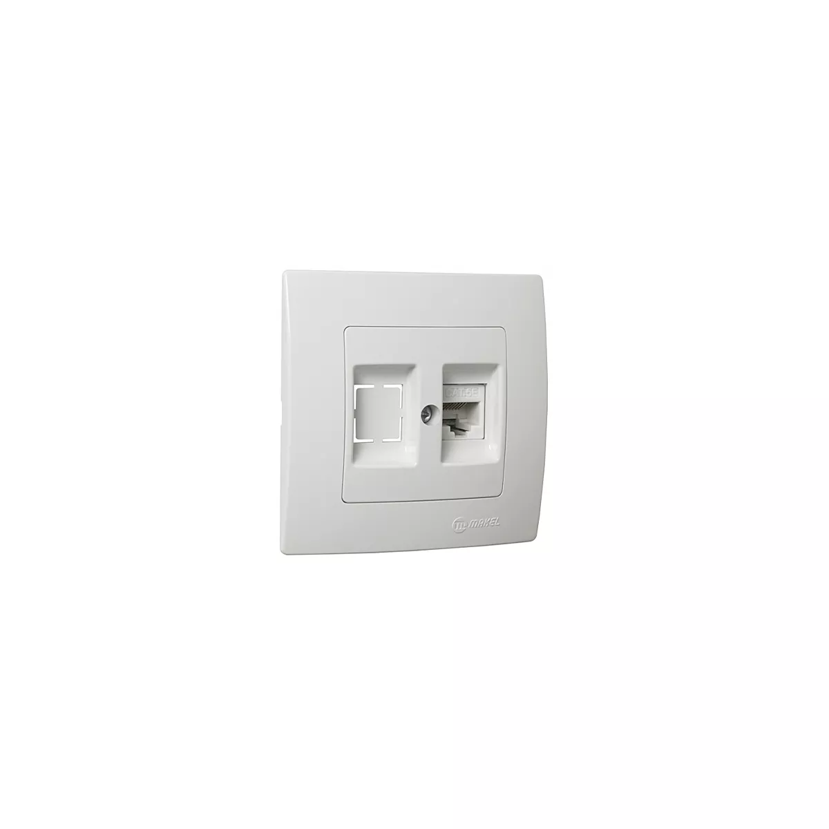 РОЗЕТКА КОМПЮТЪРНА CAT 5E+ГНЕЗДО, БЯЛА/  32001035