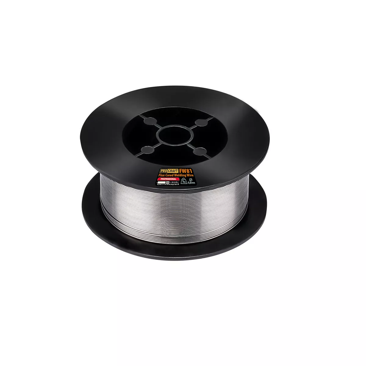 ТЕЛ ЗАВАРЪЧНА ФЛЮСОВА 0,8ММ.PROCRAFT 1КГ. 06099565