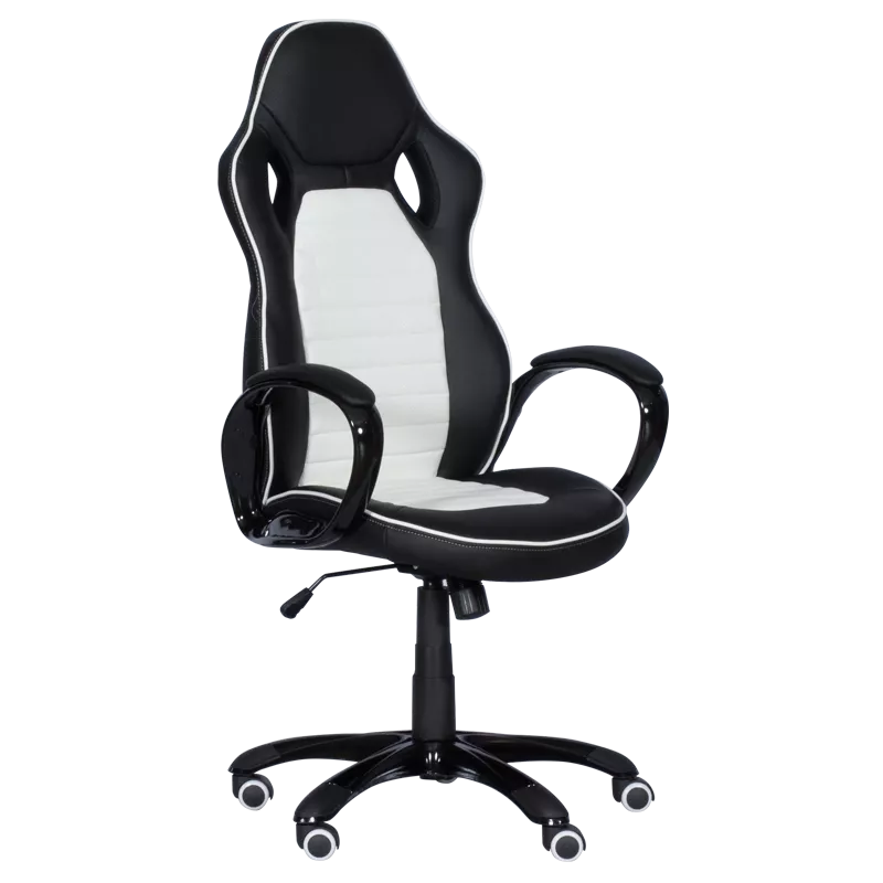 ГЕЙМЪРСКИ СТОЛ CARMEN 7502 - БЯЛ-ЧЕРЕН