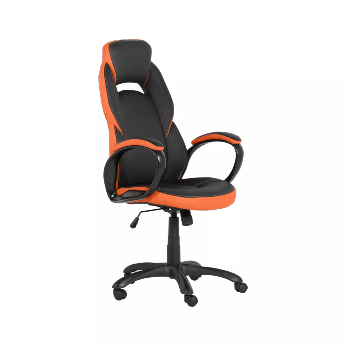 ГЕЙМЪРСКИ СТОЛ CARMEN 7511 ЧЕРНО-ОРАНЖЕВ