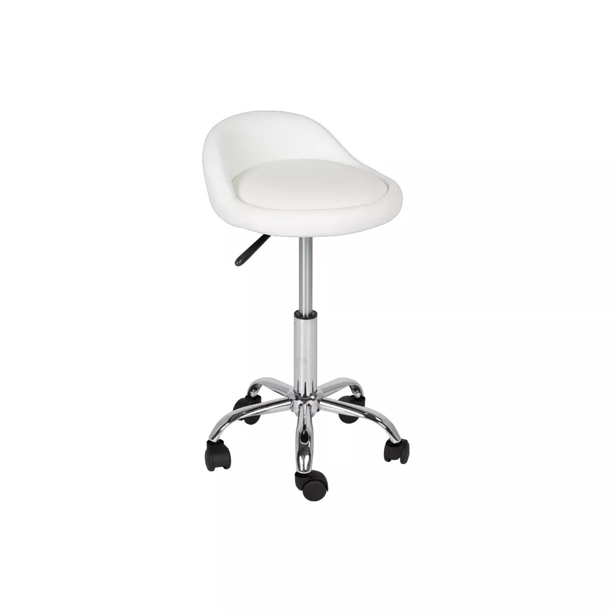 ТАБУРЕТКА С КОЛЕЛЦА CARMEN 3067 - БЯЛ