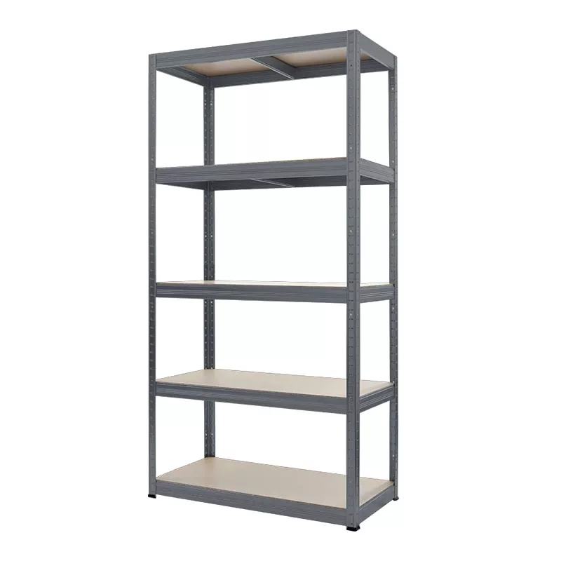 МЕТАЛЕН СТЕЛАЖ STAR 180X90X45 CM, ДО 350 КГ НА РАФТ - СИВ