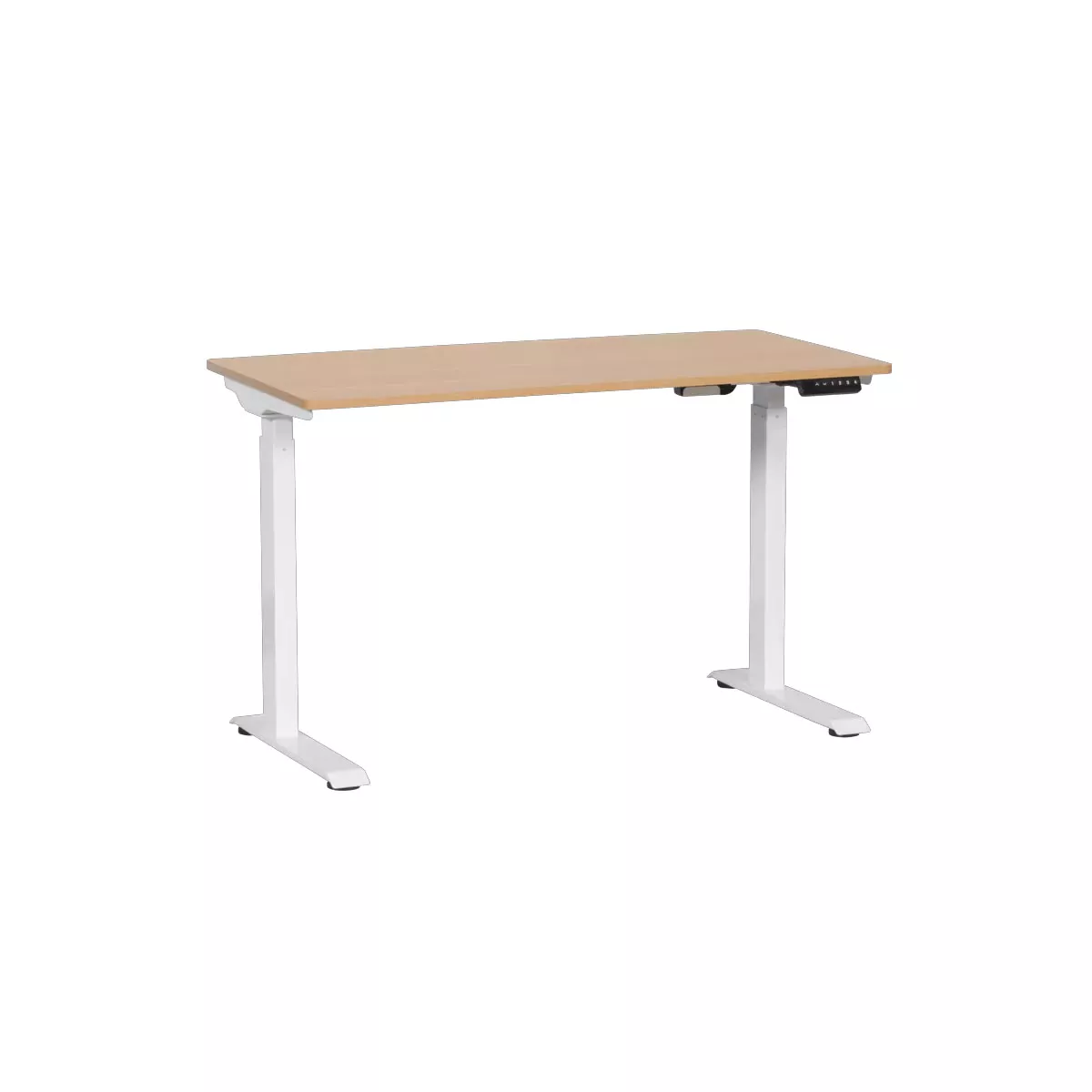 ЕРГОНОМИЧНО БЮРО С РЕГУЛИРАНЕ НА ВИСОЧИНАТА CARMEN CR-119 БУК-БЯЛ