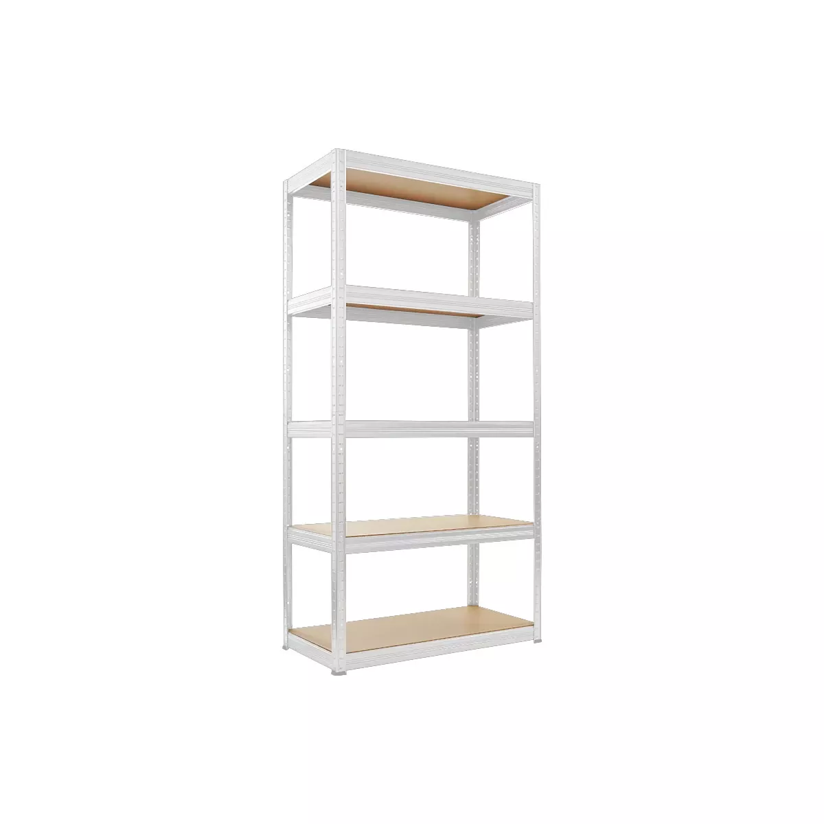 МЕТАЛЕН СТЕЛАЖ STAR 180Х90Х45 СМ, ДО 175 КГ НА РАФТ - БЯЛ