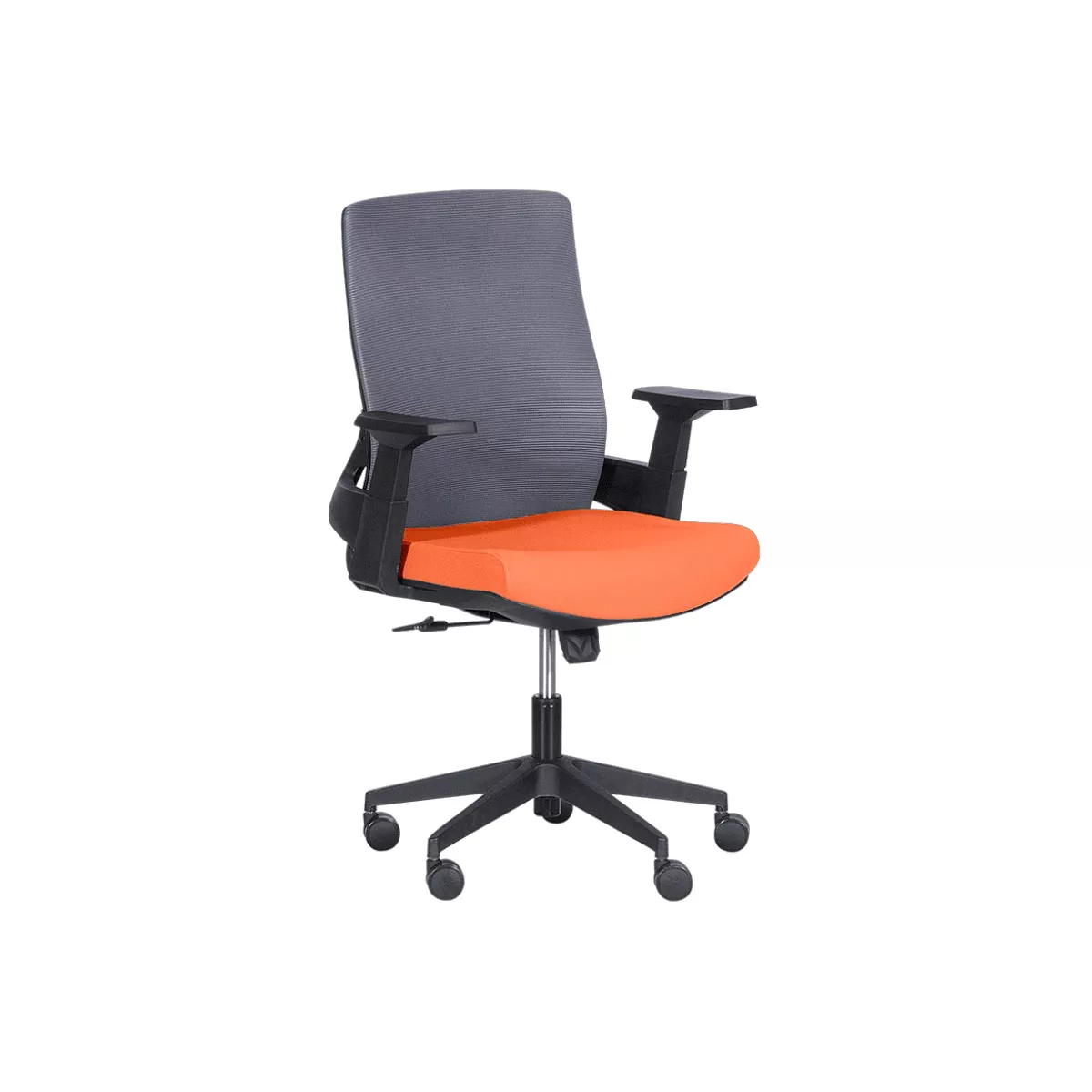 РАБОТЕН ОФИС СТОЛ CARMEN 7545 ОРАНЖЕВ - СИВ