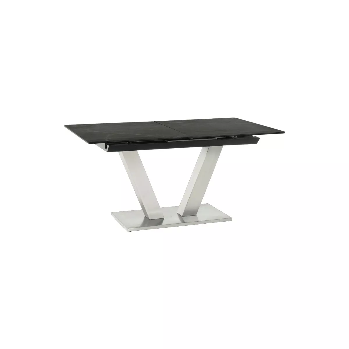 РАЗТЕГАТЕЛНА ТРАПЕЗНА МАСА DUKLA - ЧЕРНА