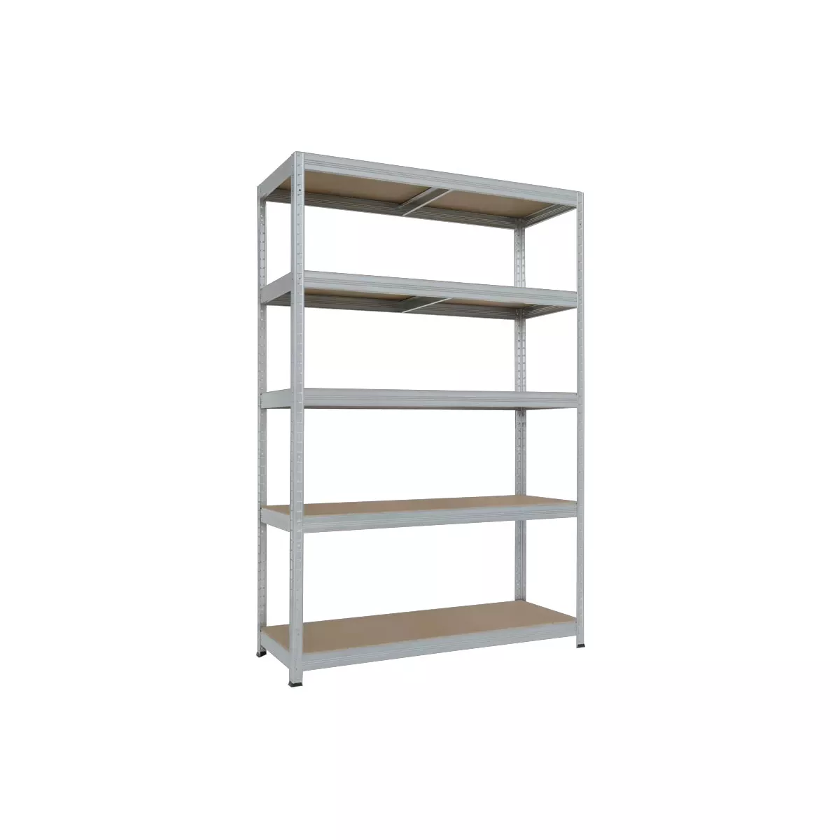 МЕТАЛЕН СТЕЛАЖ STAR PL 213X120X60 CM, ДО 250 КГ НА РАФТ - ЦИНК