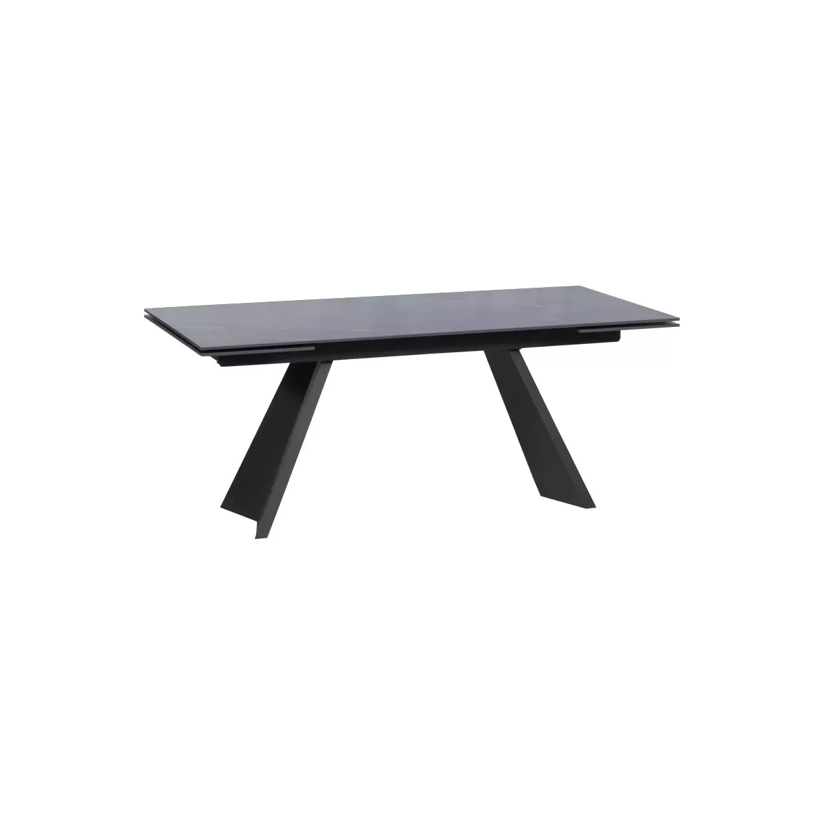 РАЗТЕГАТЕЛНА ТРАПЕЗНА МАСА GLOGOW - ЧЕРНА