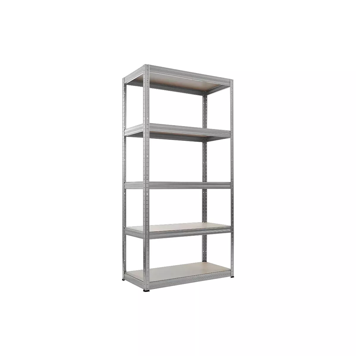 МЕТАЛЕН СТЕЛАЖ STAR 180X90X35 CM, ДО 175 КГ НА РАФТ - ЦИНК