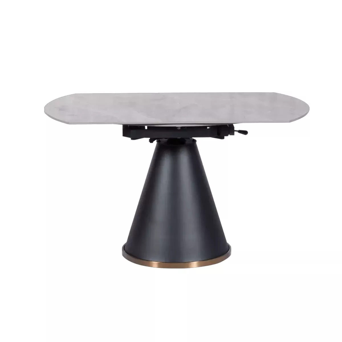 РАЗТЕГАТЕЛНА ТРАПЕЗНА МАСА KRAG - СИВА