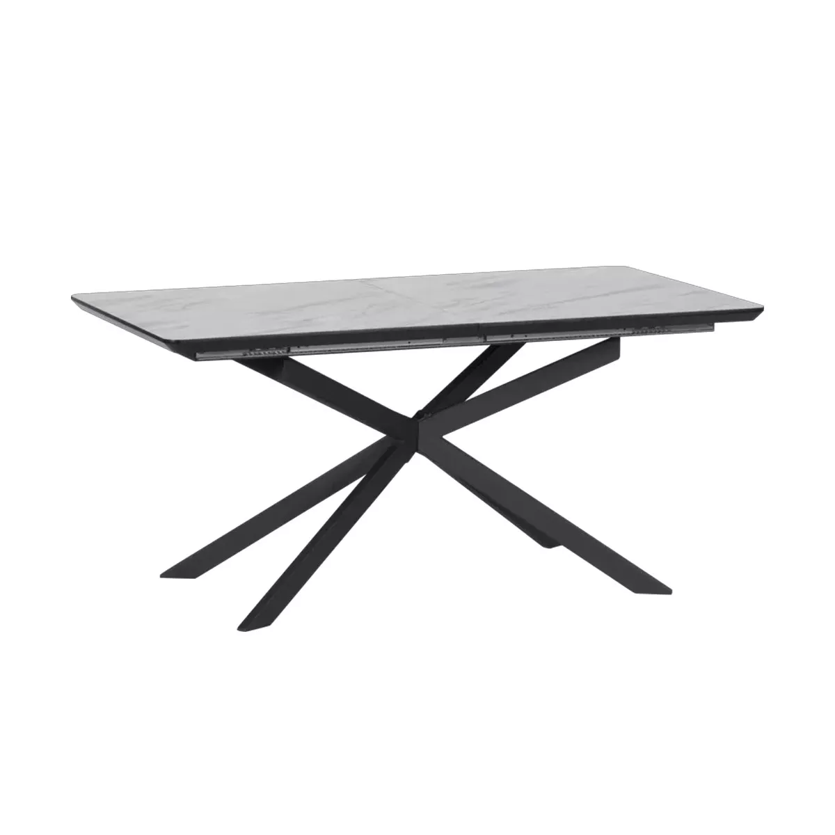 РАЗТЕГАТЕЛНА ТРАПЕЗНА МАСА OMAHA - БЯЛ - ТЪМНОСИВ