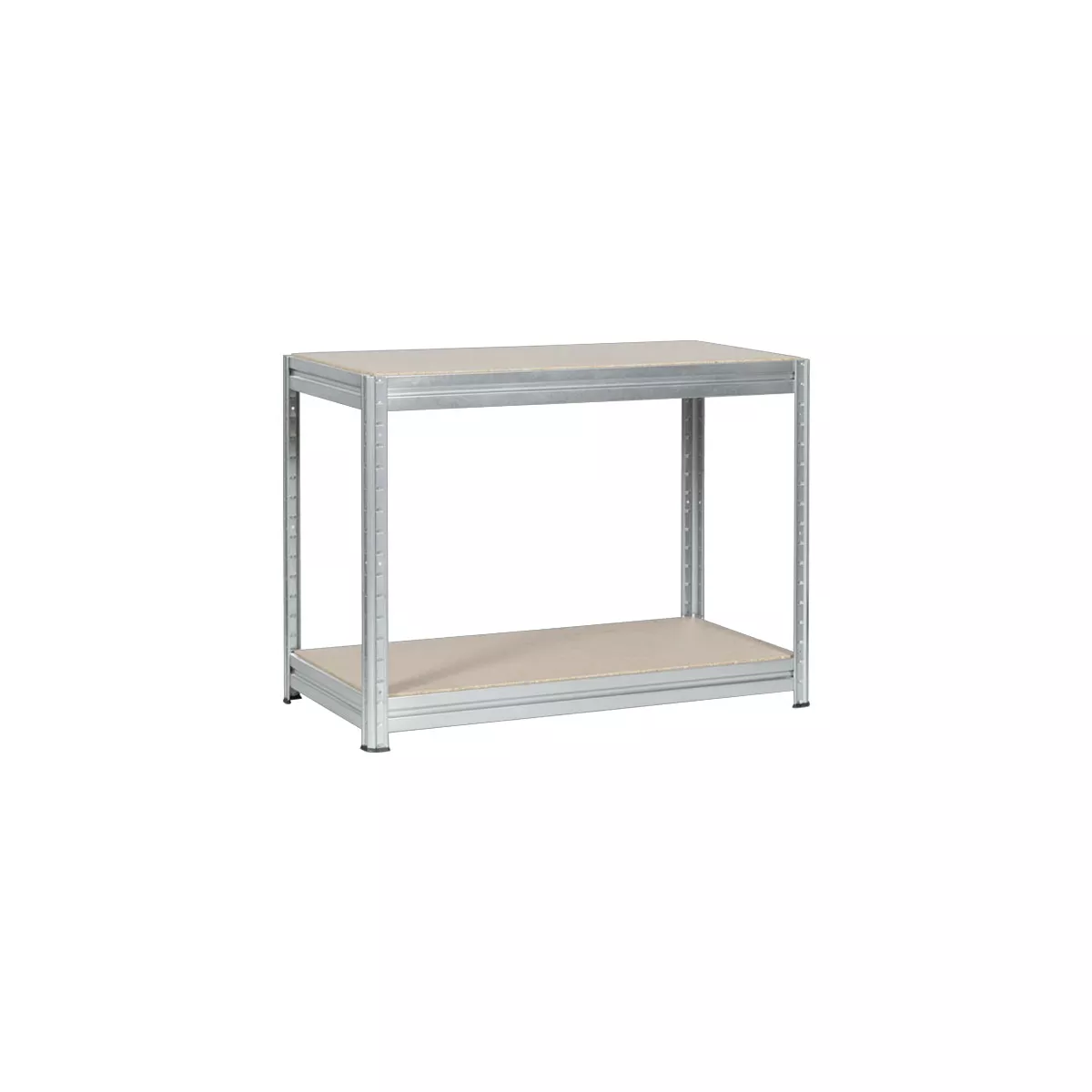 МЕТАЛЕН СТЕЛАЖ MEGA 87x160x60 см, ДО 600 КГ НА РАФТ - ЦИНК