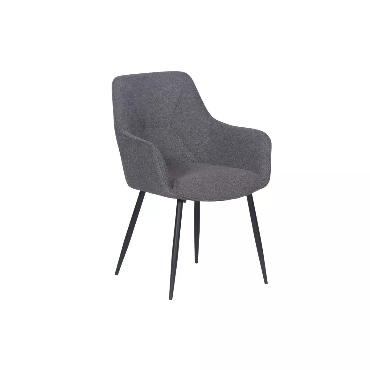 ТРАПЕЗЕН СТОЛ BARNET - ТЪМНОСИВ СМ