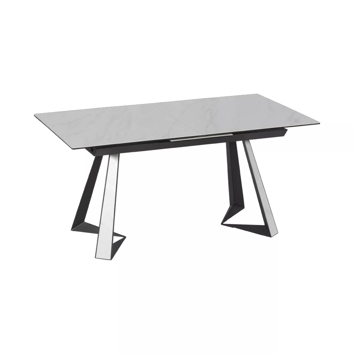 РАЗТЕГАТЕЛНА ТРАПЕЗНА МАСА ADAM L - БЯЛА