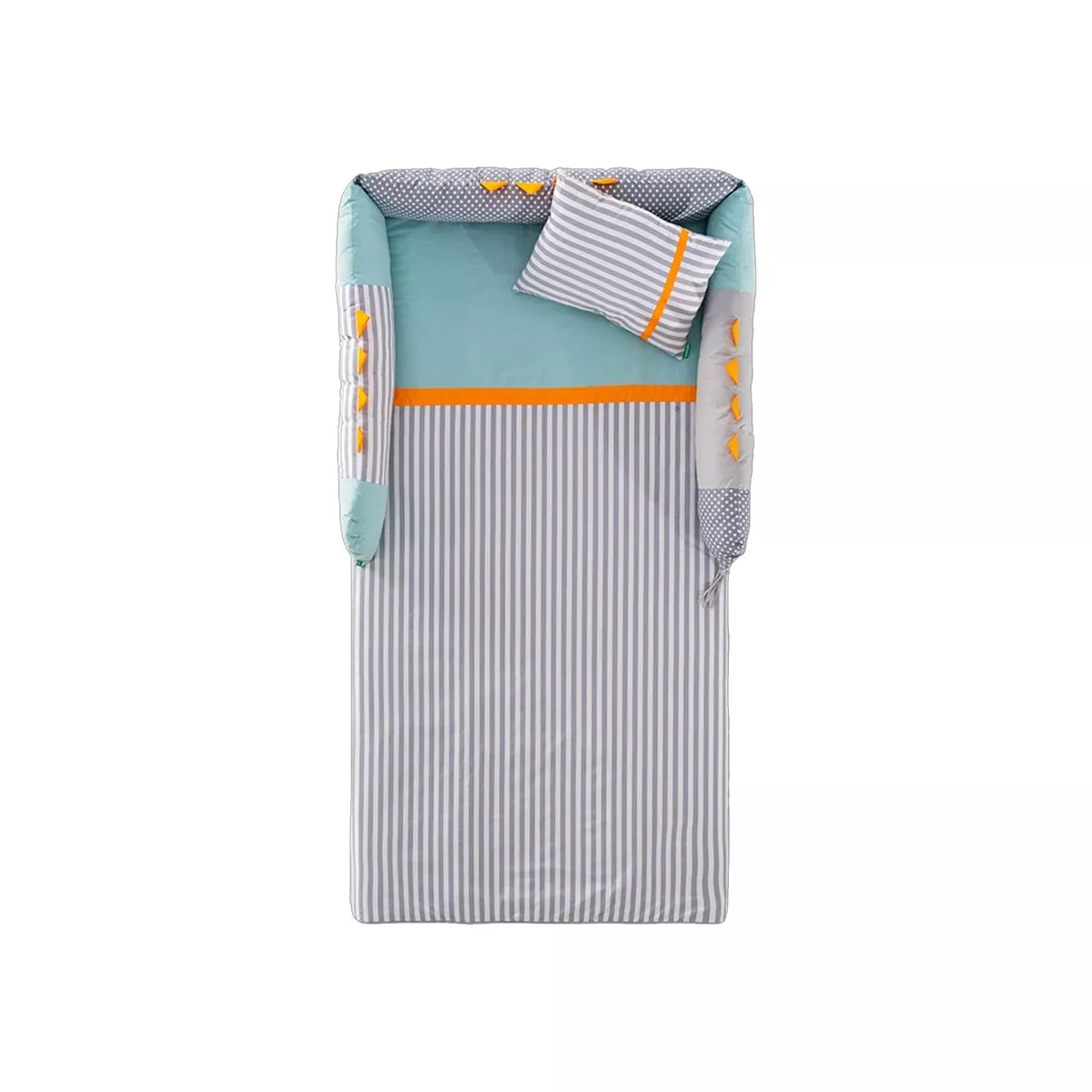 КОМПЛЕКТ ДЕТСКО ШАЛТЕ И ДЕКОРАТИВНИ ВЪЗГЛАВНИЦИ BIRD HOUSE