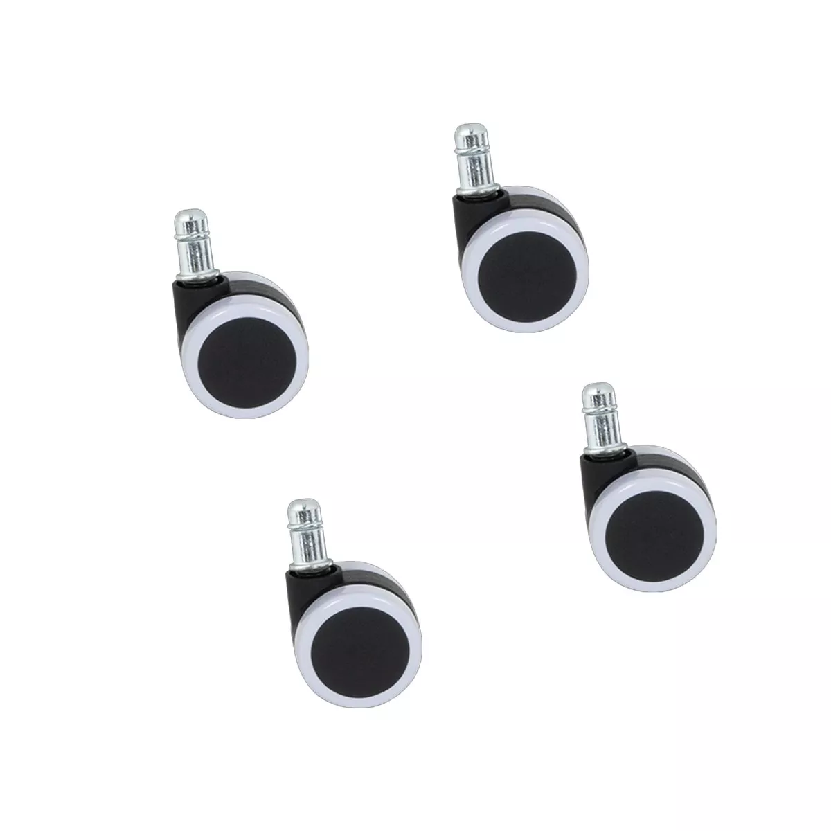 КОМПЛЕКТ КОЛЕЛА ЗА ПОСЕТИТЕЛСКИ СТОЛ МОДЕЛ 1702-1710 4 БР. - БЕЛИ