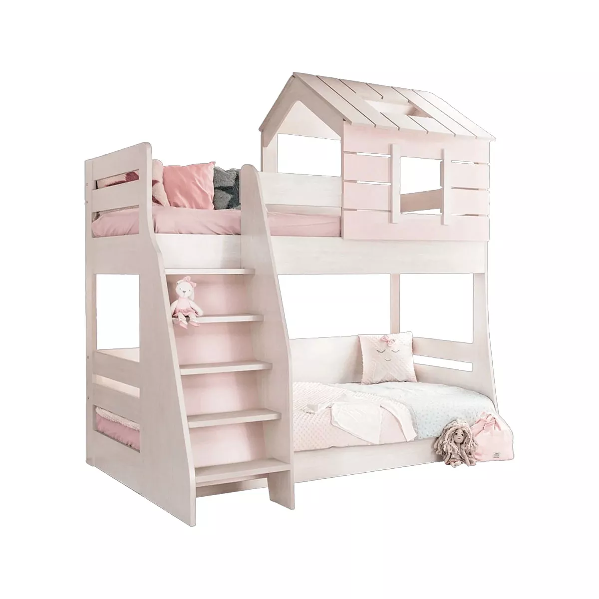 ДВУЕТАЖНО ДЕТСКО ЛЕГЛО PINK HOUSE - ЛЯВО ДВУЕТАЖНО ДЕТСКО ЛЕГЛО PINK HOUSE - ЛЯВО