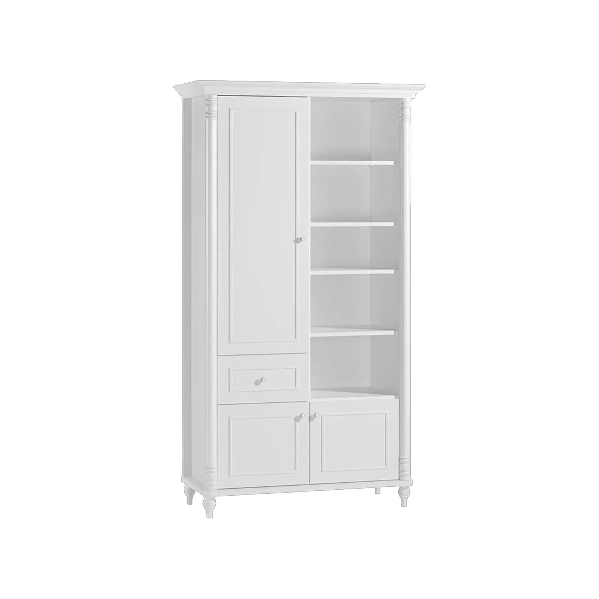 ДЕТСКА ЕТАЖЕРКА ЗА КНИГИ NIL - БЯЛА