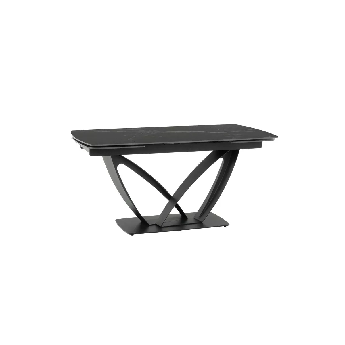 РАЗТЕГАТЕЛНА ТРАПЕЗНА МАСА TORUN - ЧЕРНА