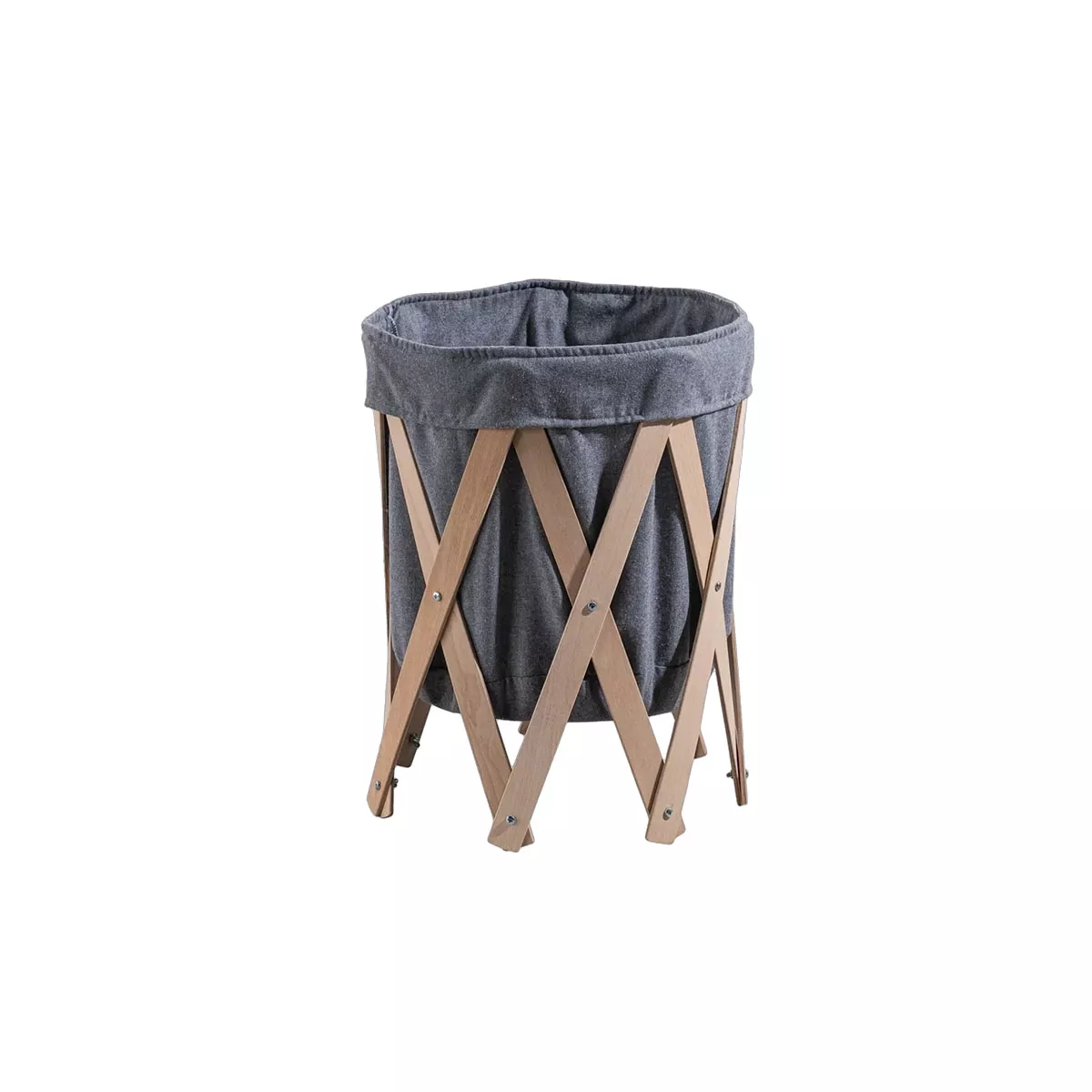 КОШ ЗА ИГРАЧКИ WOODBA - СИВ