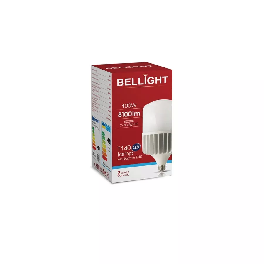 LED КРУШКА Т140 Е27/Е40 100W 6500K BELLIGHT 301799