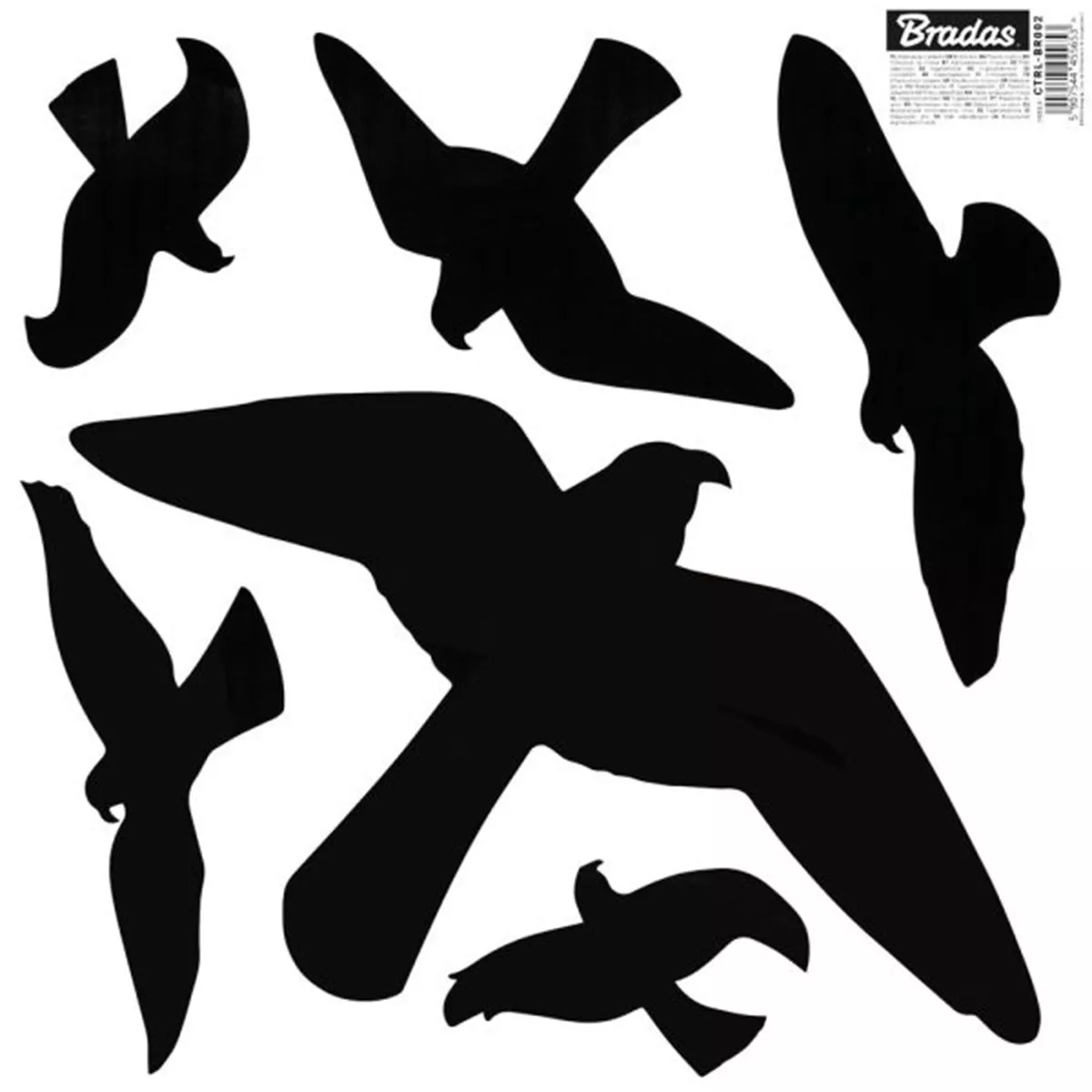 СТИКЕРИ ЗА ЗАЩИТА НА ПРОЗОРЦИ ГОЛЕМИ 10БР CTRL-BR002