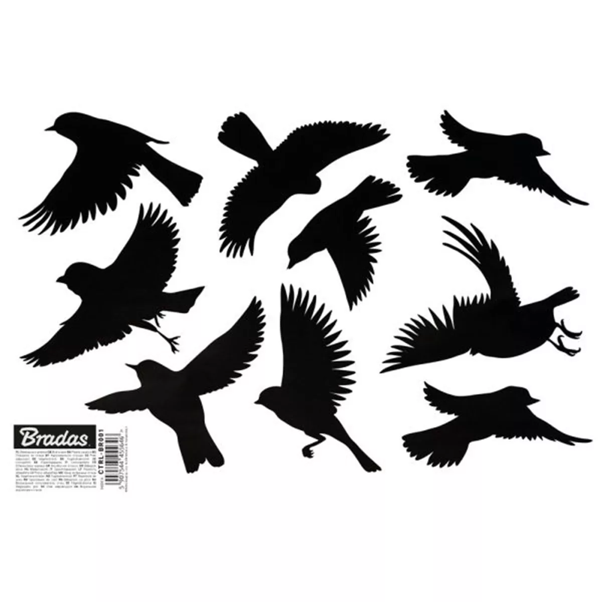 СТИКЕРИ ЗА ЗАЩИТА НА ПРОЗОРЦИ МАЛКИ 10БР CTRL-BR001