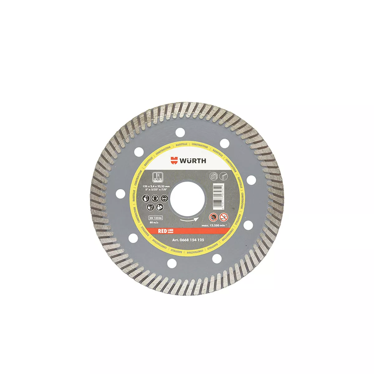 ДИСК ДИАМАНТЕН TURBO Ф115*22,23 0668154115