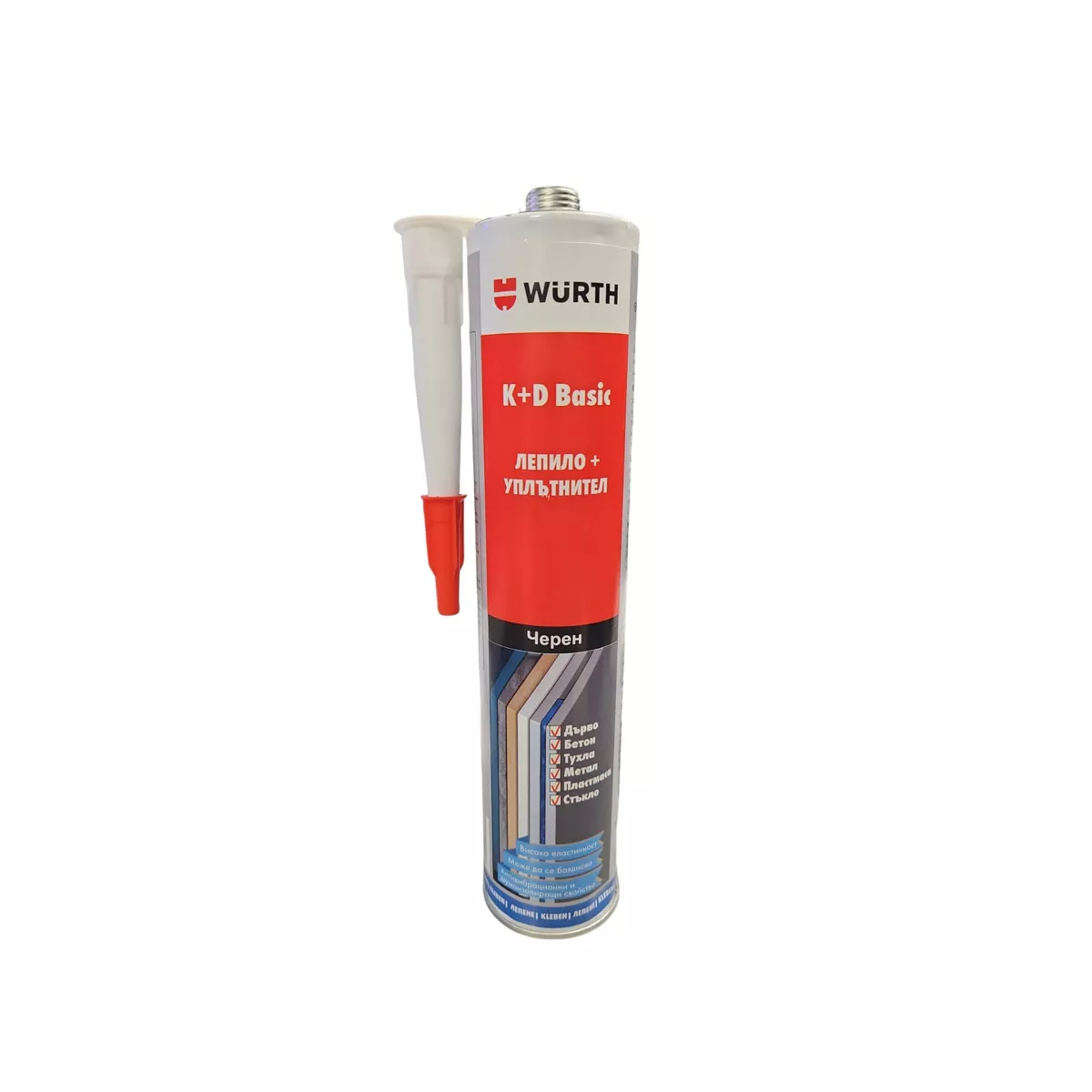 K+D BASIC PU ЛЕПИЛО И УПЛЪТНИТЕЛ ЧЕРНО 300МЛ 189010033