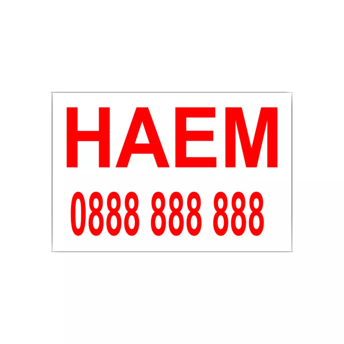 ТАБЕЛА НАЕМ ОСНОВА PVC  52 Х 11 СМ ТАБЕЛА НАЕМ ОСНОВА PVC  52 Х 11 СМ