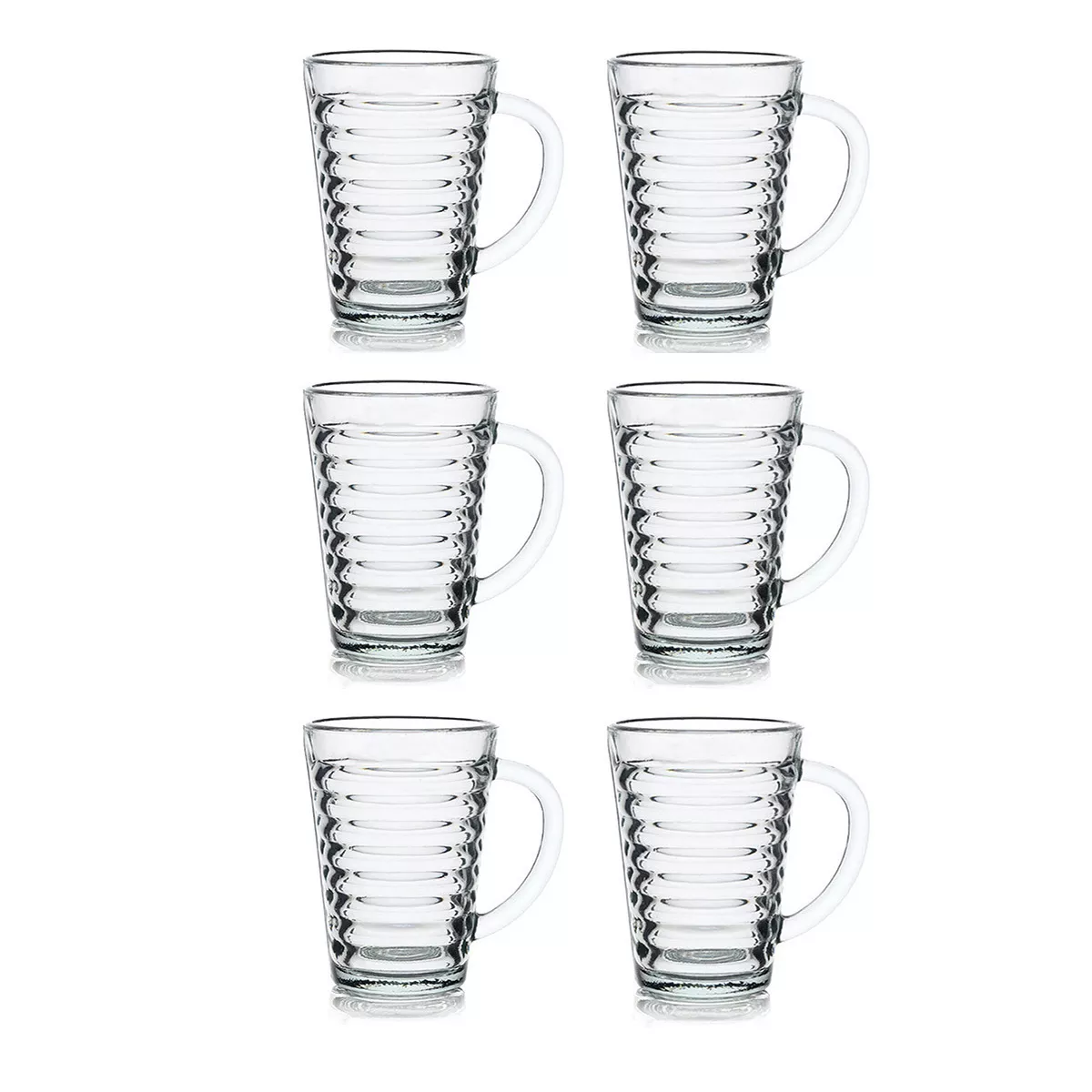 КОМПЛЕКТ  ЧАШИ ATLANTA 6БР., С ДРЪЖКА, ВИСОКИ 0,230Л.,/  И08-1499