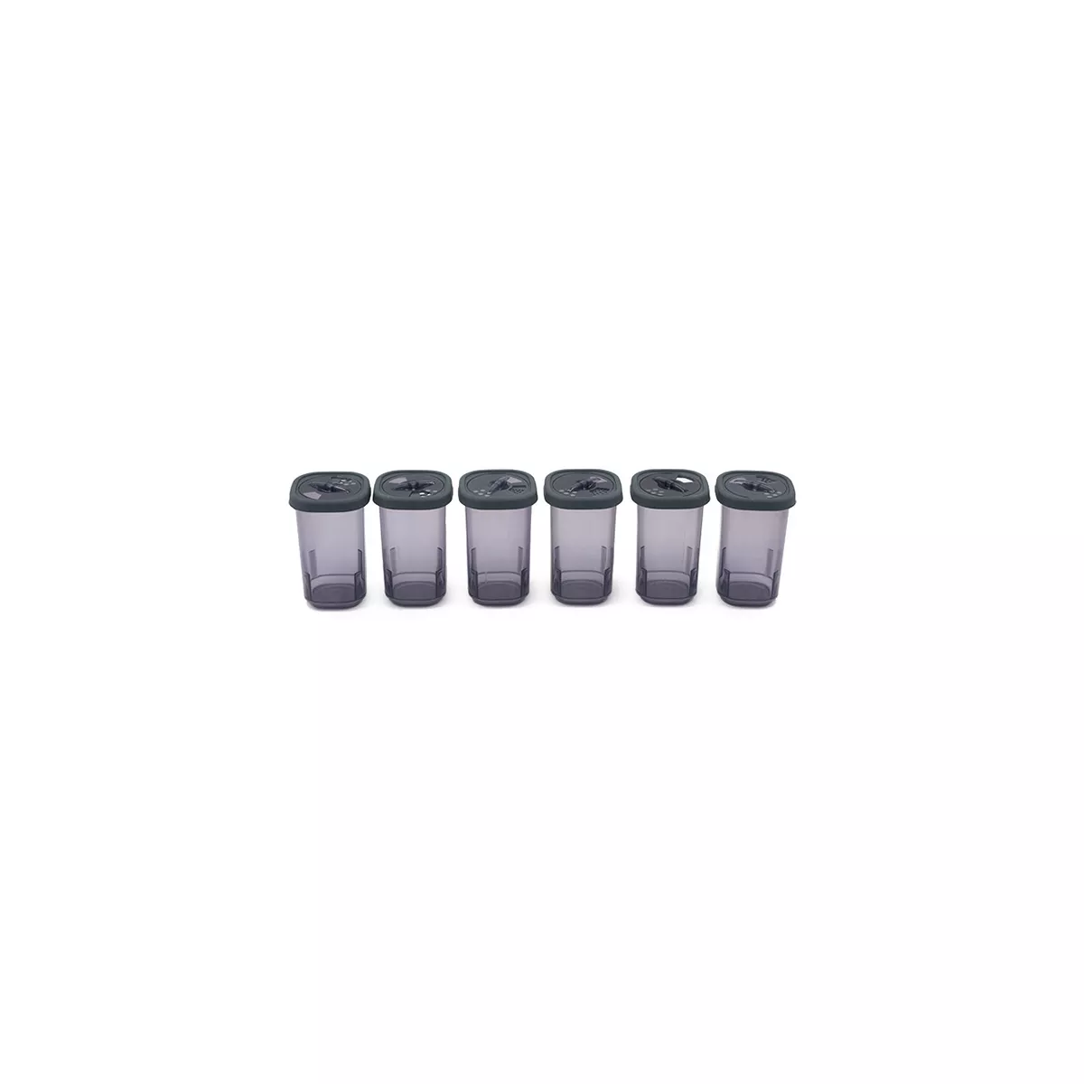 КОНТЕЙНЕР ЗА ПОДПРАВКИ - 6БР., ПРОЗРАЧЕН 0,35Л./ И108004/1