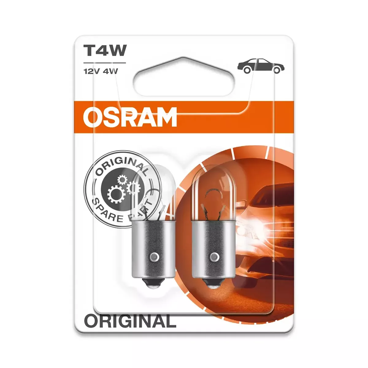 АВТО КРУШКА OSRAM T4W, 12V, 3893 - DUOBLISTER