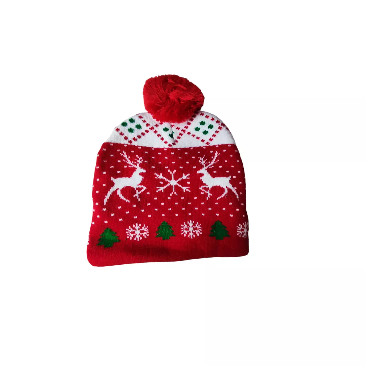 КОЛЕДНА ШАПКА СЪС СВЕТЛИНА - И02-21186