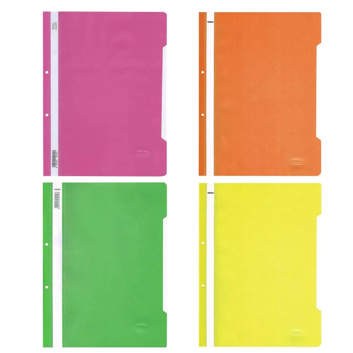 ПАПКА PVC С ПЕРФОРАЦИЯ ПАСТЕЛ МИКС 378