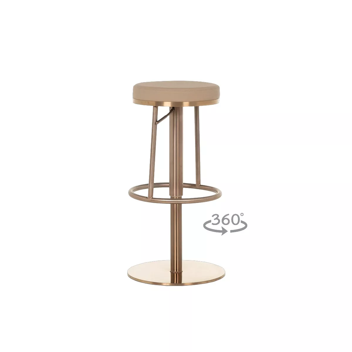 БАР СТОЛ BEZU - ПЯСЪЧНО КАФЯВ RG