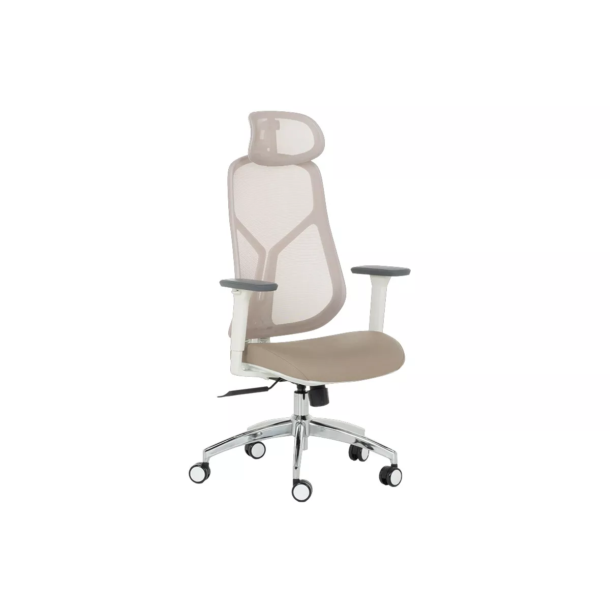 ЕРГОНОМИЧЕН СТОЛ CARMEN 7901 W ЕКО КОЖА - КАФЕ