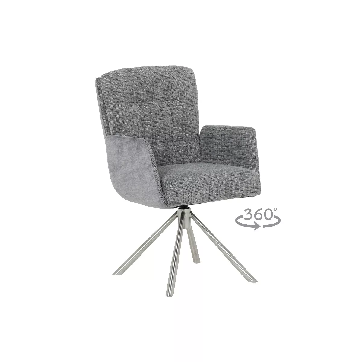 ТРАПЕЗЕН СТОЛ KEILA - СИВ