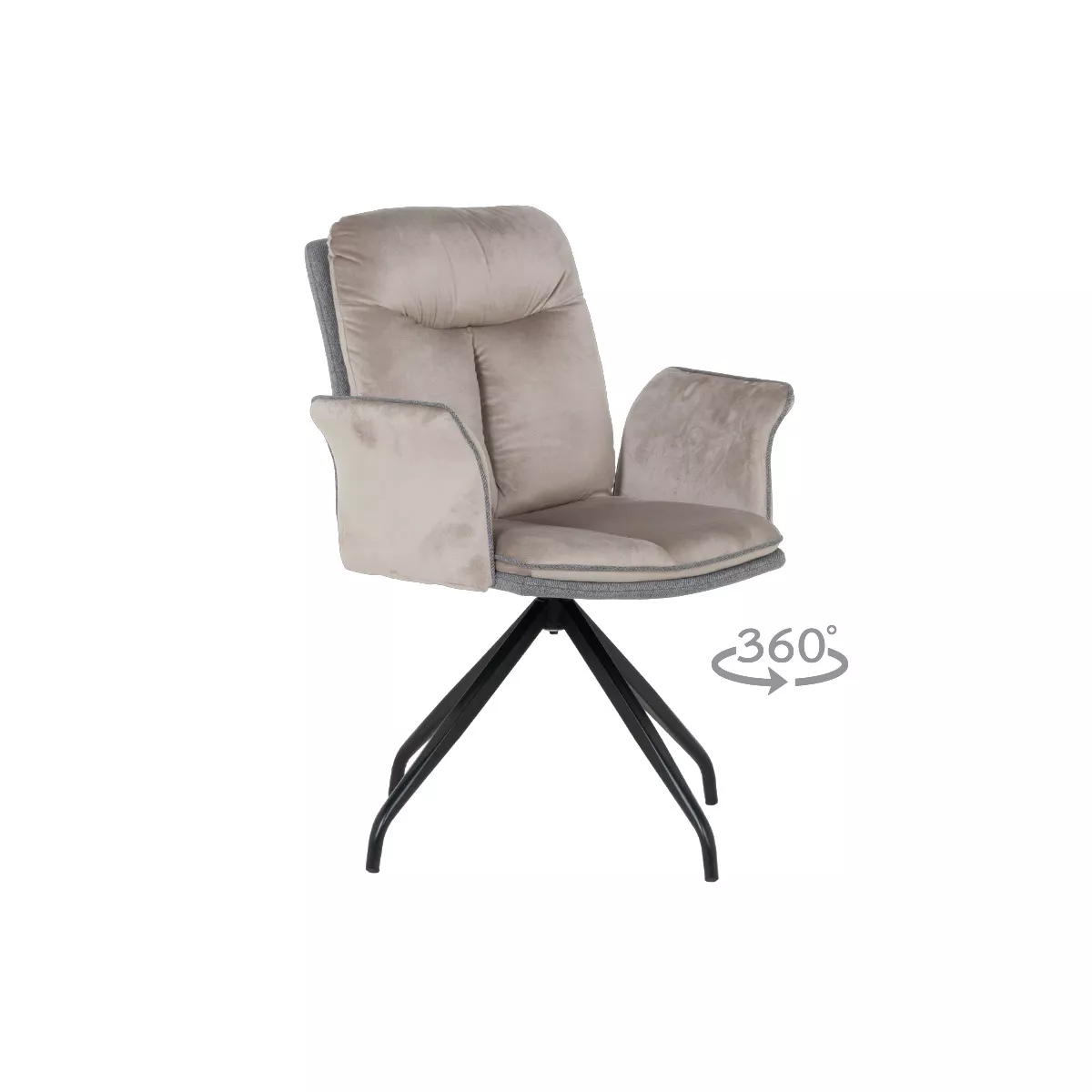 ТРАПЕЗЕН СТОЛ MARLOW - МИШО СИВ BF 2