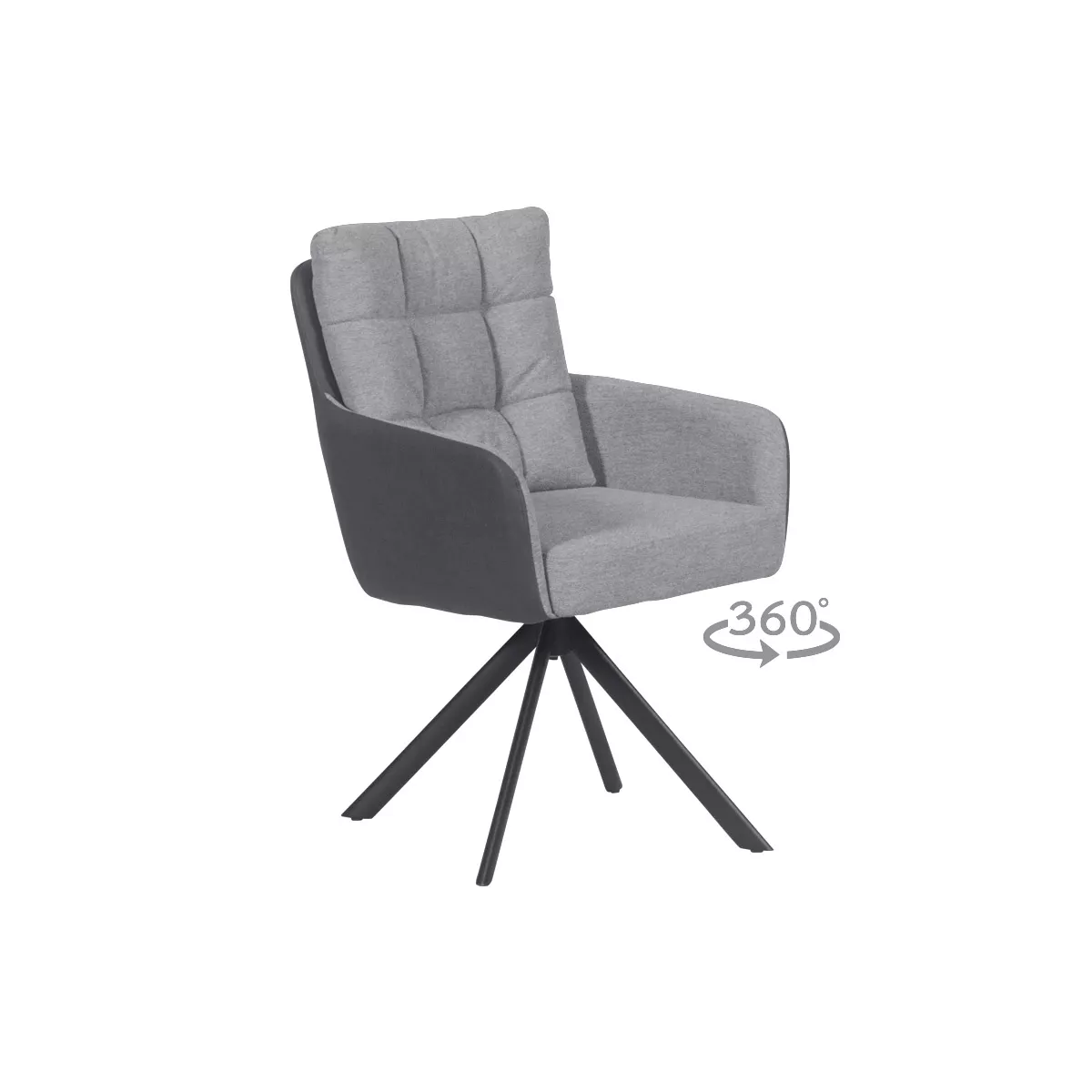 ТРАПЕЗЕН СТОЛ SEFTON - СИВ CM