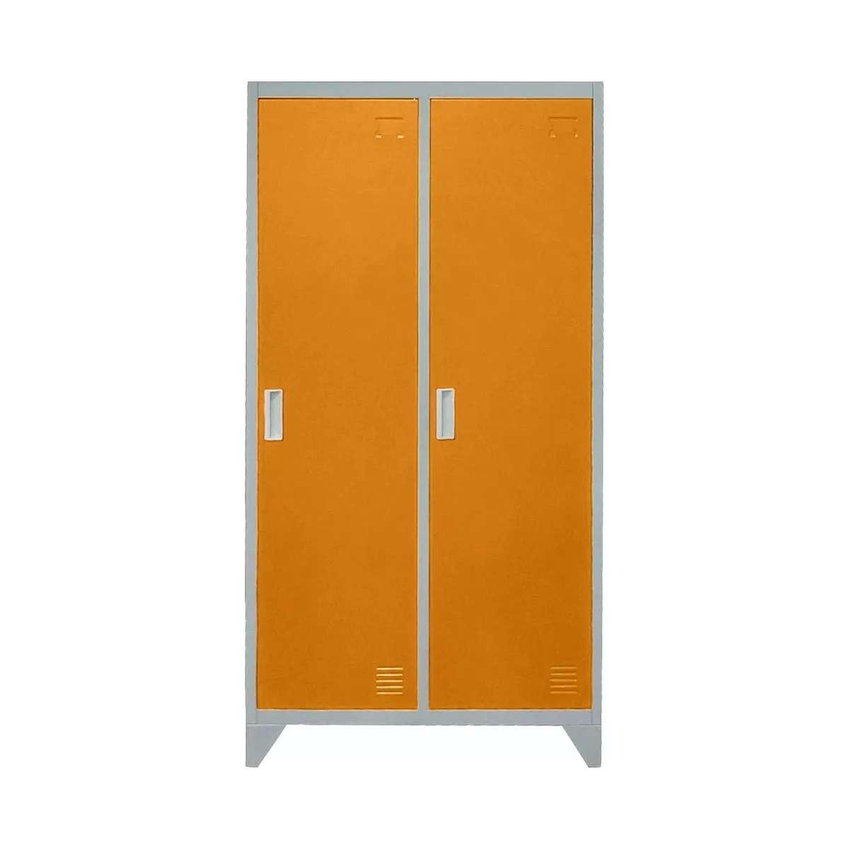 МЕТАЛЕН ШКАФ CARMEN CR-1602 KZ - СИВ / ОРАНЖЕВ