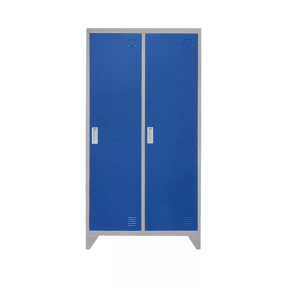 МЕТАЛЕН ШКАФ CARMEN CR-1602 KZ - СИВ / СИН