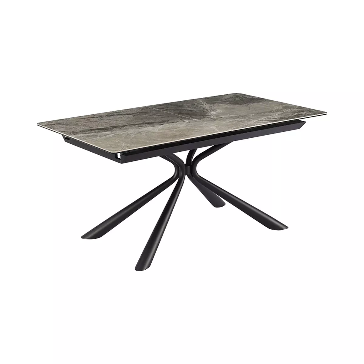 ТРАПЕЗНА МАСА KETY - СИВ - КЕРАМИКА