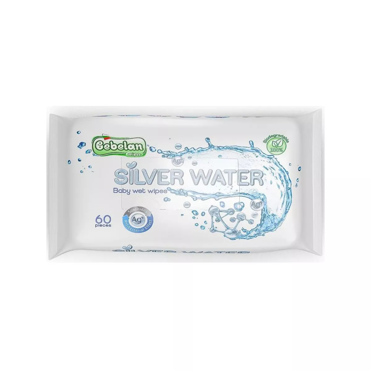 МОКРИ КЪРПИ BEBELAN СЪС СРЕБЪРНА ВОДА 60БР MK-BS60