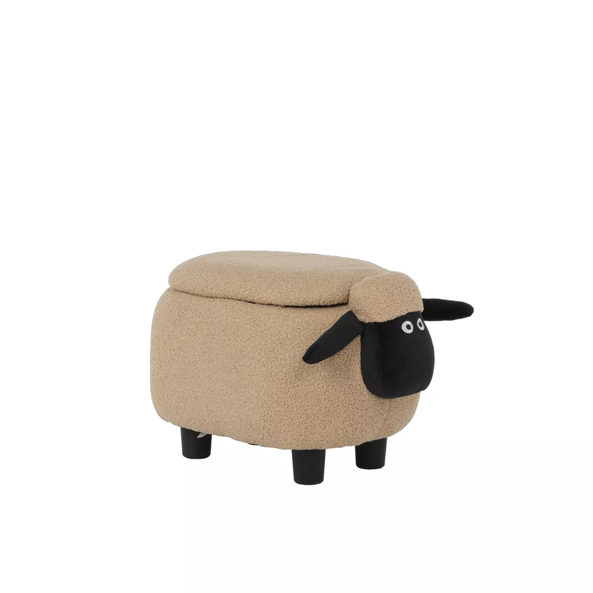 ДЕТСКА ТАБУРЕТКА ОВЦА - ТЪМНО БЕЖОВ