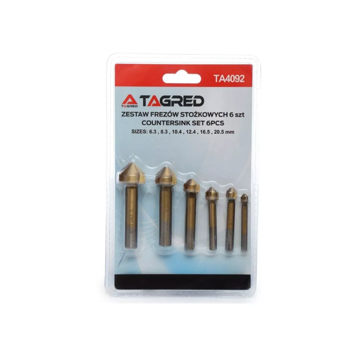 ФРЕЗИ КОНИЧНИ - 6 БРОЯ, 704092 ТА4092